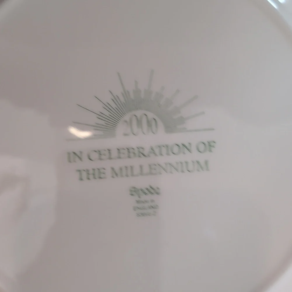 Genuine Spode Christmas Tree China Millennium 2000 Calendar 10